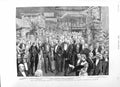 Original Old Antique Print 1881 Medical Congress Kensington Museum Paget Huxley