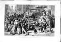 Original Old Antique Print 1881 Girondists War Siers Children Theodor Fine Art