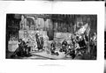 Old Antique Print 1881 Scene Benediction Knight Armour Priest Pope Art 19th