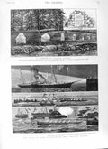 Original Old Antique Print 1881 Prince Wales Portsmouth Regatta Battle Culloden