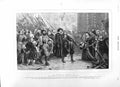 Original Old Antique Print 1881 Scene Relief Leyden Admiral Siers Weapons 19th