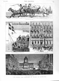 Old Antique Print 1881 Prince Wales Liverpool Ship Alexandra Dock Reform 19th