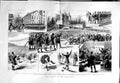 Old Antique Print 1881 Queen Highlands Scotland Braemar Balmoral Caber 19th