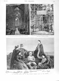 Original Old Antique Print 1881 Gladstone Deal Castle Tintern Abbey Ceylon 19th