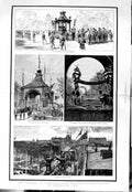Old Antique Print 1881 Funeral President Garfield Cleveland Ohio America 19th