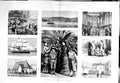 Original Old Antique Print 1881 Norfolk Island Kingston Ship Southern Cross 19th