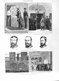 Old Antique Print 1881 Ireland Parnell Land League Kilmainham Gaol Sexton 19th