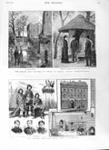 Original Old Antique Print 1881 Sailors Smack Boys Ramsgate Prince Wales 19th