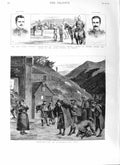 Old Antique Print 1881 Deer Hunting Scotland Afghan War Rhodes Regan Army 19th