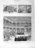 Original Old Antique Print 1881 National Art Museum Berlin Princess Germany