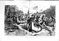 Antique Old Print 1881 Marquis Lorne Clear Water Lake Boats Hall Fine Art 19th