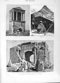 Old Antique Print 1882 Tunis Ruins Hydra Arab Tent Forgemol Kairwan War 19th