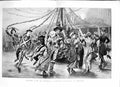 Old Antique Print 1882 Winter Canada Ice Skating Carnival Ottawa Sport 19th