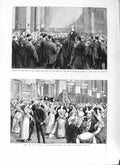 Old Antique Print 1882 Conversazione Mansion House Stock Exchange London 19th