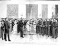 Original Old Antique Print 1882 Prince LeopPalace Arolsen Duke Albany Hesse