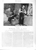 Antique Old Print Ref.310 1882 Illustration Story Marion Fay Anthony Trollope