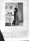 Antique Old Print Ref.306 1882 Illustration Story Marion Fay Anthony Trollope