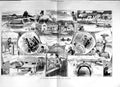 Original Old Antique Print 1882 River Excursion Japan Passenger Boat Barges