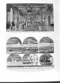 Old Antique Print 1882 Ice Atlantic Ocean Royal Wedding Stockholm Palace 19th