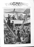 Old Antique Print 1882 Alexandria Refugee Ship Rosina English Passengers 19th