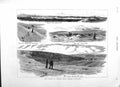 Original Old Antique Print 1882 View Sands Culbin Forres Scotland F Victorian