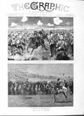 Original Old Antique Print 1882 War Egypt Bengal Lancers Connaught Tel-El-Kebir