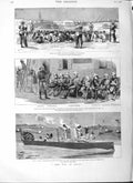 Old Antique Print 1882 War Egypt Train Cairo Tel-El-Kebir Duke Connaught 19th