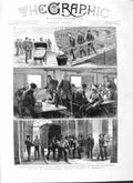 Original Old Antique Print 1882 War Egypt Wounded Siers Portsmouth Orontes Ship