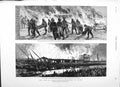 Original Old Antique Print 1882 War Egypt Cairo Railway Station Sier Victorian