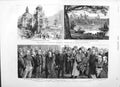 Original Old Antique Print 1882 Chambers Commerce Gloucester Australia Sydney