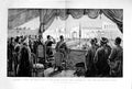 Original Old Antique Print 1882 War Egypt British Army Cairo Khedive Pavil 19th
