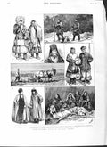 Original Old Antique Print 1882 Siberia Yurak Samoyede Peasant Obi Krasnoia 19th