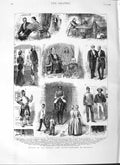 Original Old Antique Print 1882 Siers War Egypt Lady Gushington Plush War 19th