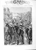Antique Old Print Ref.321 1882 Siers War Egypt Horse Guards Albany Barracks