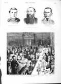 Old Antique Print 1882 Charrington Plamer Expedition Gill Rahere Almoners 19th