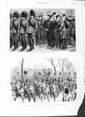 Original Old Antique Print 1882 Siers War Egypt Chelsea Pensioners Horse Guards