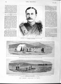 Old Antique Print 1882 Harvey Tel-El-Kebir Egypt War Mcneill Grave Brooks 19th