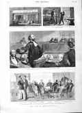 Old Antique Print 1883 Leon Gambetta Favro Baudin Trial Court Delescluze 19th