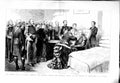 Old Antique Print 1883 Queen Haslar Hospital Commander Purvis Duke Brown 0 19th