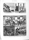 Old Antique Print 1883 Small Pox Epidemic Cape Africa Hospital Renzskie 19th