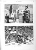 Old Antique Print 1883 Moose Hunt Nova Scotia Tomb Gambetta Robert Hook 19th
