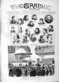 Original Old Antique Print 1883 Murder League Dublin Kilmainham Court Prisoners