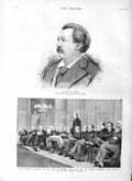 Old Antique Print 1883 Gustave Dore Archbishop Tate Duke Albany Mansion 19th