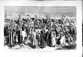Original Old Antique Print 1883 War Soudan Hicks Pasha British Officers Suakin