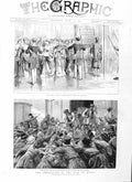 Original Old Antique Print 1883 Coronation Czar Russia Khodinsky Moscow Fete