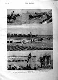Original Old Antique Print 1883 Egyptian Army Khedive Cairo War Siers Victorian