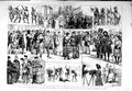 Old Antique Print 1883 Fancy Costume Ball Savage Club Albert Hall Music 0 19th
