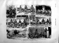Original Old Antique Print 1883 Preparation Cinnamon Sticks Ceylon Industry