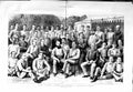 Original Old Antique Print 1883 Portrait Famous Cricketers Men SportVictorian