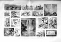 Original Old Antique Print 1883 T'Sitsa Waterfalls Africa Camp River Siers